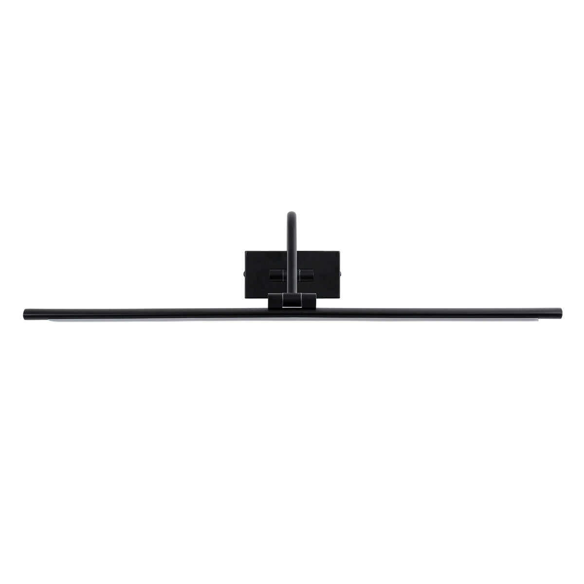 GLOBOSTAR® MIRA 60432 Μοντέρνο Φωτιστικό Τοίχου - Απλίκα Καθρέπτη Μπάνιου LED 12W 1400lm 120° AC 220-240V IP20 Φυσικό Λευκό 4500K - Bridgelux SMD Chip - Μαύρο Ματ - Μ60 x Π20 x Υ13cm - 3 Χρόνια Εγγύηση - ledmania.gr
