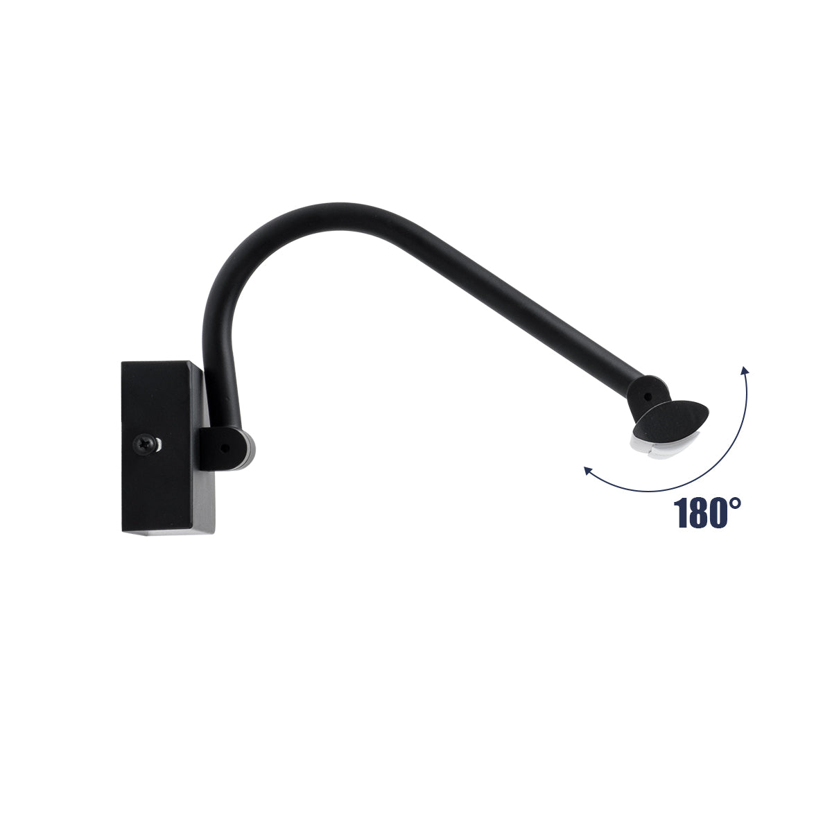 GLOBOSTAR® MIRA 60432 Μοντέρνο Φωτιστικό Τοίχου - Απλίκα Καθρέπτη Μπάνιου LED 12W 1400lm 120° AC 220-240V IP20 Φυσικό Λευκό 4500K - Bridgelux SMD Chip - Μαύρο Ματ - Μ60 x Π20 x Υ13cm - 3 Χρόνια Εγγύηση - ledmania.gr