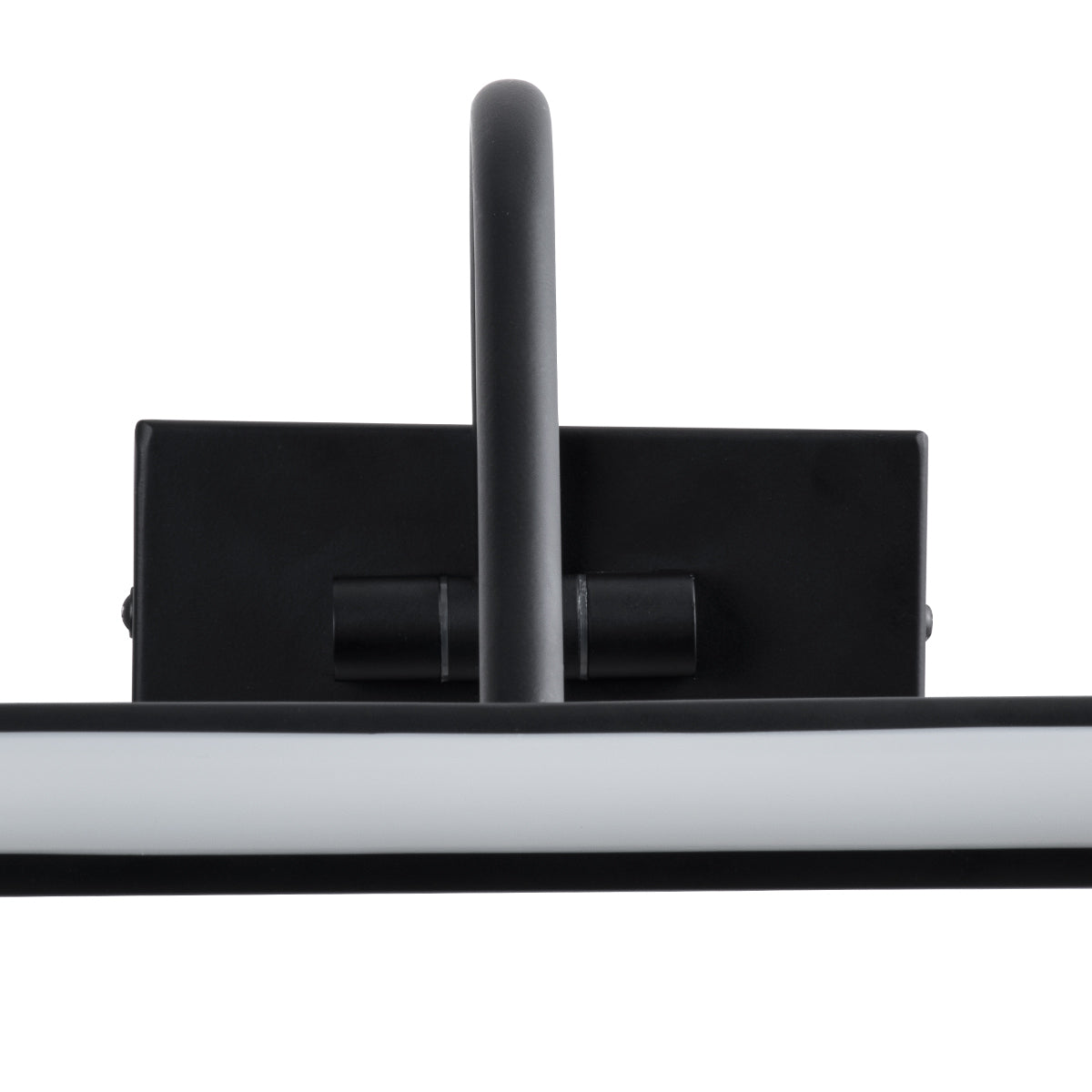 GLOBOSTAR® MIRA 60432 Μοντέρνο Φωτιστικό Τοίχου - Απλίκα Καθρέπτη Μπάνιου LED 12W 1400lm 120° AC 220-240V IP20 Φυσικό Λευκό 4500K - Bridgelux SMD Chip - Μαύρο Ματ - Μ60 x Π20 x Υ13cm - 3 Χρόνια Εγγύηση - ledmania.gr