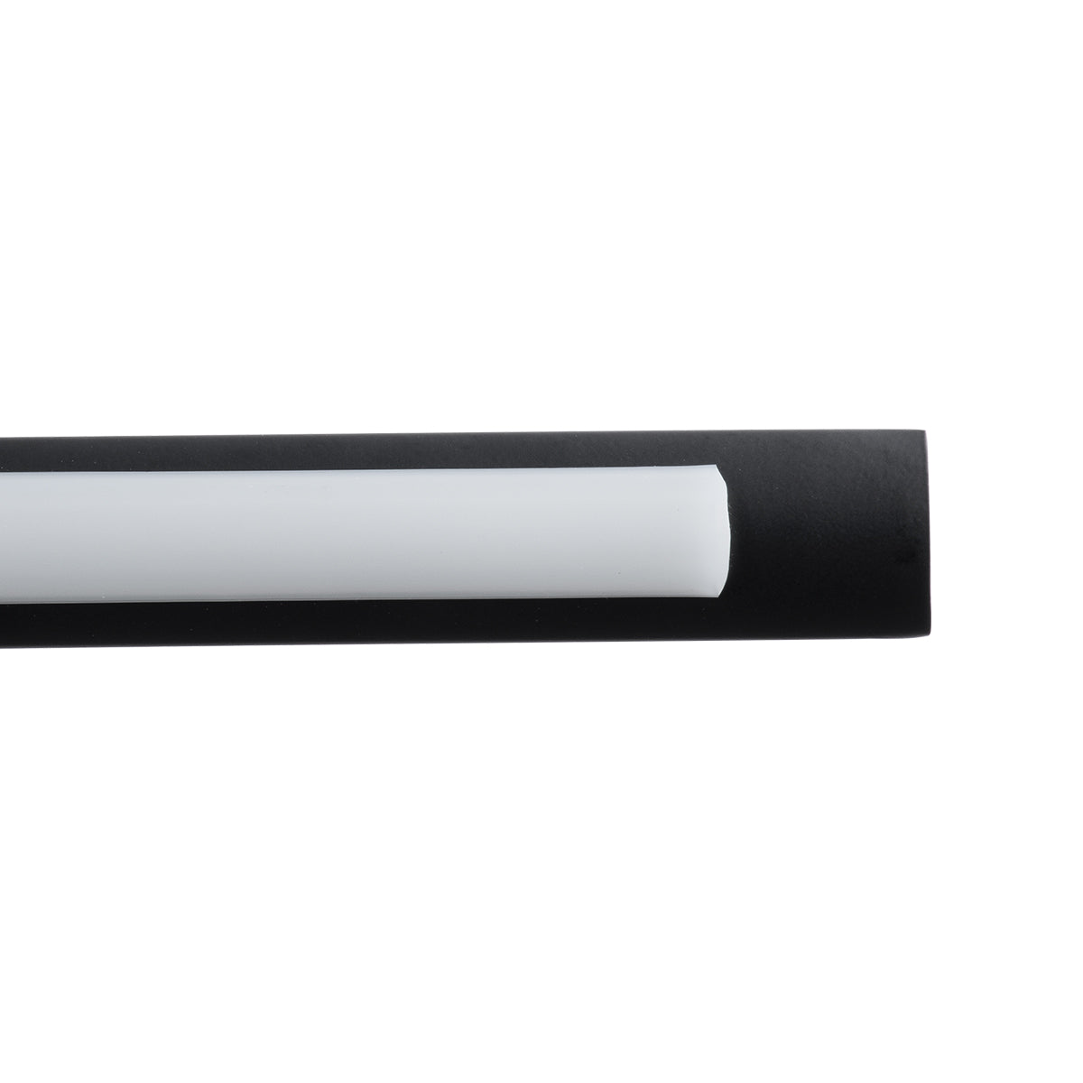 GLOBOSTAR® MIRA 60432 Μοντέρνο Φωτιστικό Τοίχου - Απλίκα Καθρέπτη Μπάνιου LED 12W 1400lm 120° AC 220-240V IP20 Φυσικό Λευκό 4500K - Bridgelux SMD Chip - Μαύρο Ματ - Μ60 x Π20 x Υ13cm - 3 Χρόνια Εγγύηση - ledmania.gr