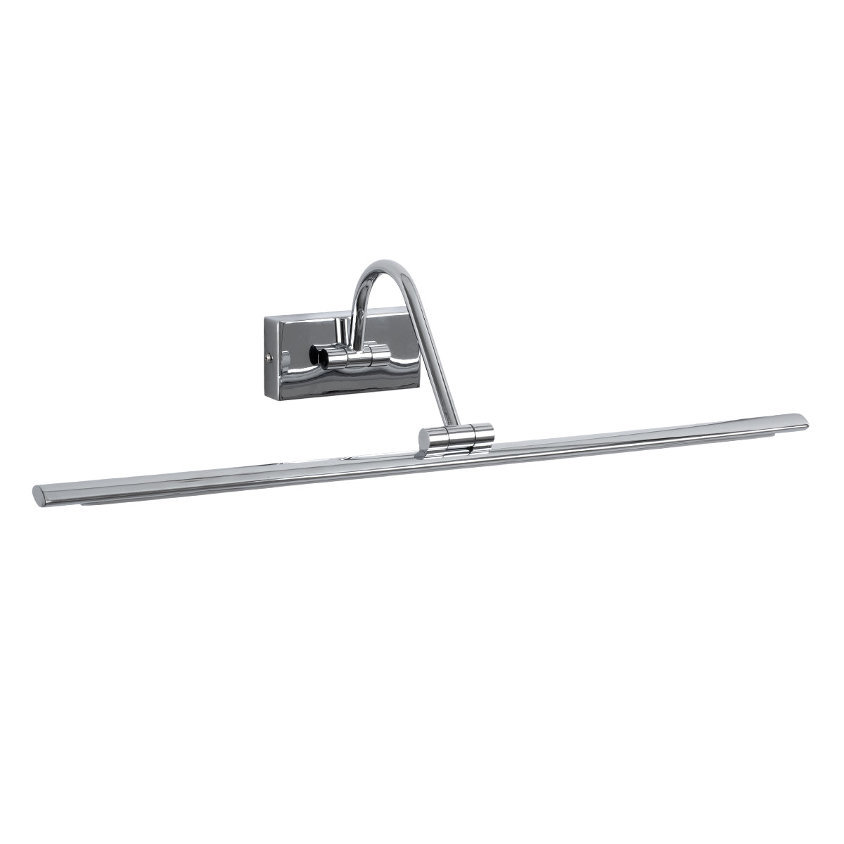 GLOBOSTAR® MIRA 60434 Μοντέρνο Φωτιστικό Τοίχου - Απλίκα Καθρέπτη Μπάνιου LED 12W 1400lm 120° AC 220-240V IP20 Φυσικό Λευκό 4500K - Bridgelux SMD Chip - Νίκελ Χρώμιο - Μ60 x Π20 x Υ13cm - 3 Χρόνια Εγγύηση - ledmania.gr
