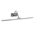 GLOBOSTAR® MIRA 60434 Μοντέρνο Φωτιστικό Τοίχου - Απλίκα Καθρέπτη Μπάνιου LED 12W 1400lm 120° AC 220-240V IP20 Φυσικό Λευκό 4500K - Bridgelux SMD Chip - Νίκελ Χρώμιο - Μ60 x Π20 x Υ13cm - 3 Χρόνια Εγγύηση - ledmania.gr