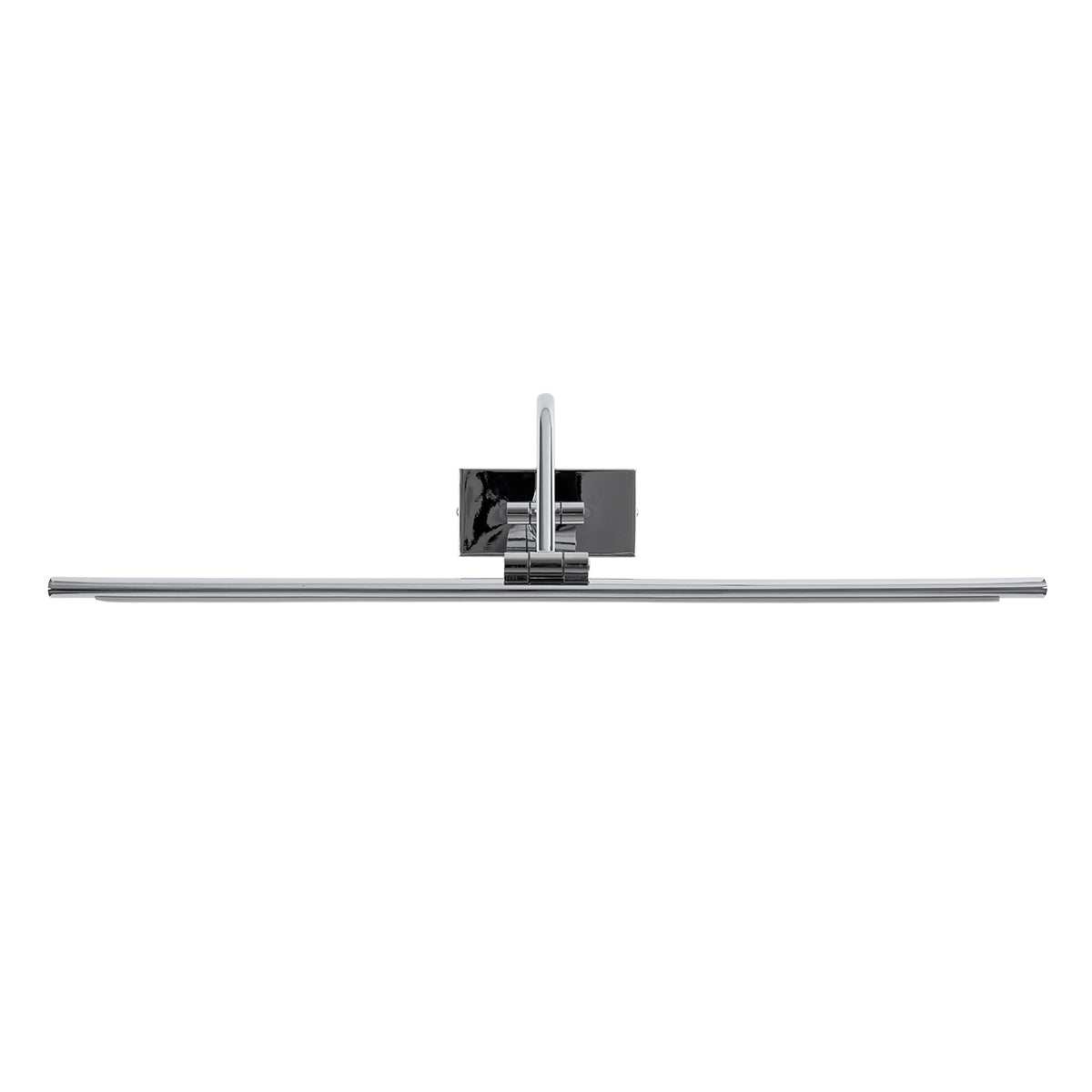 GLOBOSTAR® MIRA 60434 Μοντέρνο Φωτιστικό Τοίχου - Απλίκα Καθρέπτη Μπάνιου LED 12W 1400lm 120° AC 220-240V IP20 Φυσικό Λευκό 4500K - Bridgelux SMD Chip - Νίκελ Χρώμιο - Μ60 x Π20 x Υ13cm - 3 Χρόνια Εγγύηση - ledmania.gr