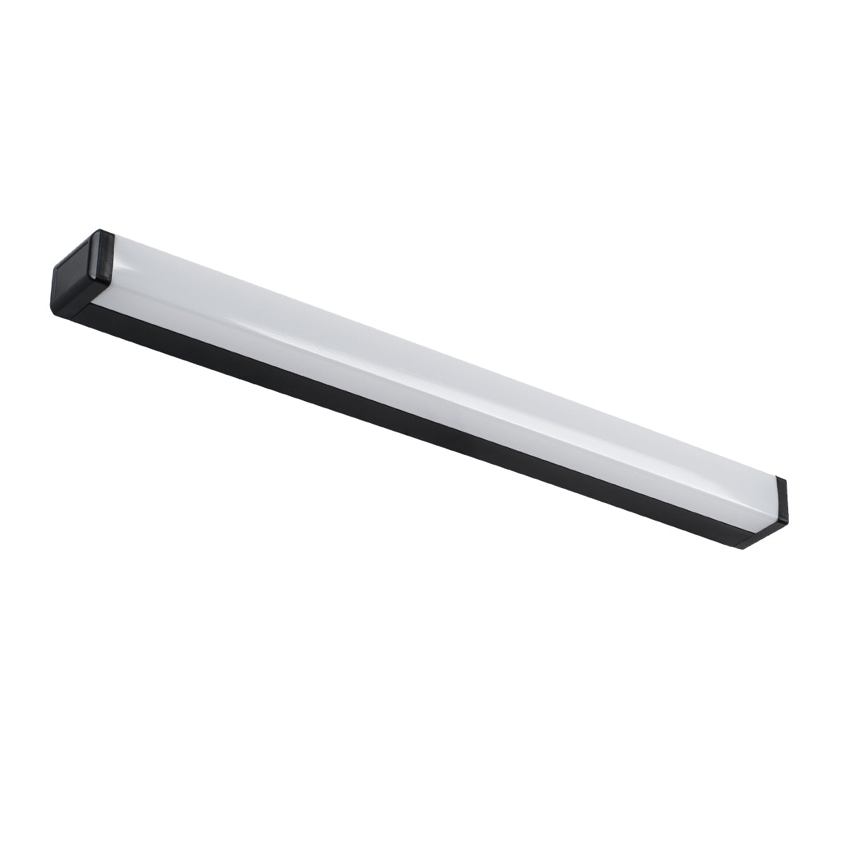 GLOBOSTAR® RENATA 60440 Μοντέρνο Φωτιστικό Τοίχου - Απλίκα Καθρέπτη Μπάνιου LED 12W 1400lm 180° AC 220-240V IP20 Φυσικό Λευκό 4500K - Bridgelux SMD Chip - Μαύρο Ματ - Μ60 x Π4 x Υ5.5cm - 3 Χρόνια Εγγύηση - ledmania.gr