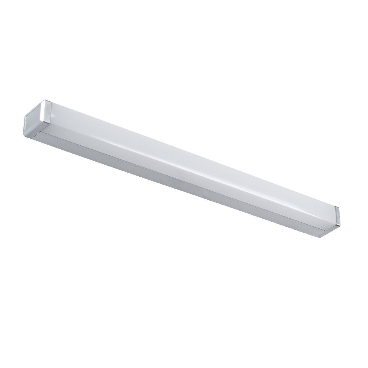 GLOBOSTAR® RENATA 60442 Μοντέρνο Φωτιστικό Τοίχου - Απλίκα Καθρέπτη Μπάνιου LED 12W 1400lm 180° AC 220-240V IP20 Φυσικό Λευκό 4500K - Bridgelux SMD Chip - Νίκελ Χρώμιο - Μ60 x Π4 x Υ5.5cm - 3 Χρόνια Εγγύηση - ledmania.gr