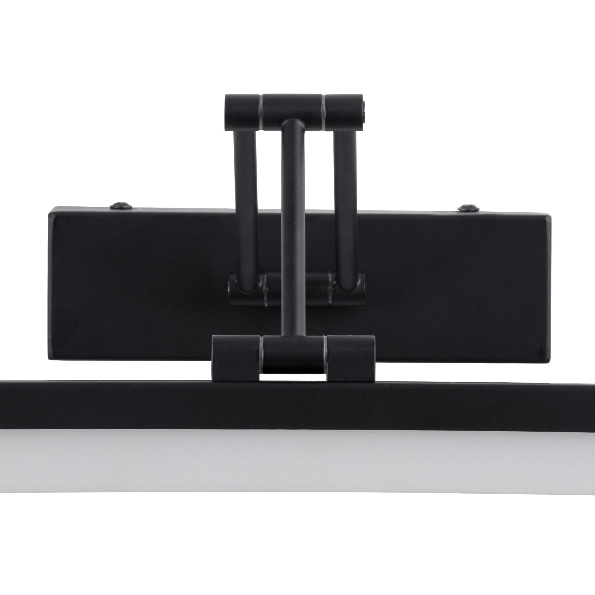 GloboStar® MARA 60446 Μοντέρνο Φωτιστικό Τοίχου - Απλίκα Καθρέπτη Μπάνιου - Πίνακα LED 12W 1400lm 120° AC 220-240V IP44 Μ60 x Π15 x Υ13cm - Φυσικό Λευκό 4500K - Μαύρο - 3 Χρόνια Εγγύηση - ledmania.gr