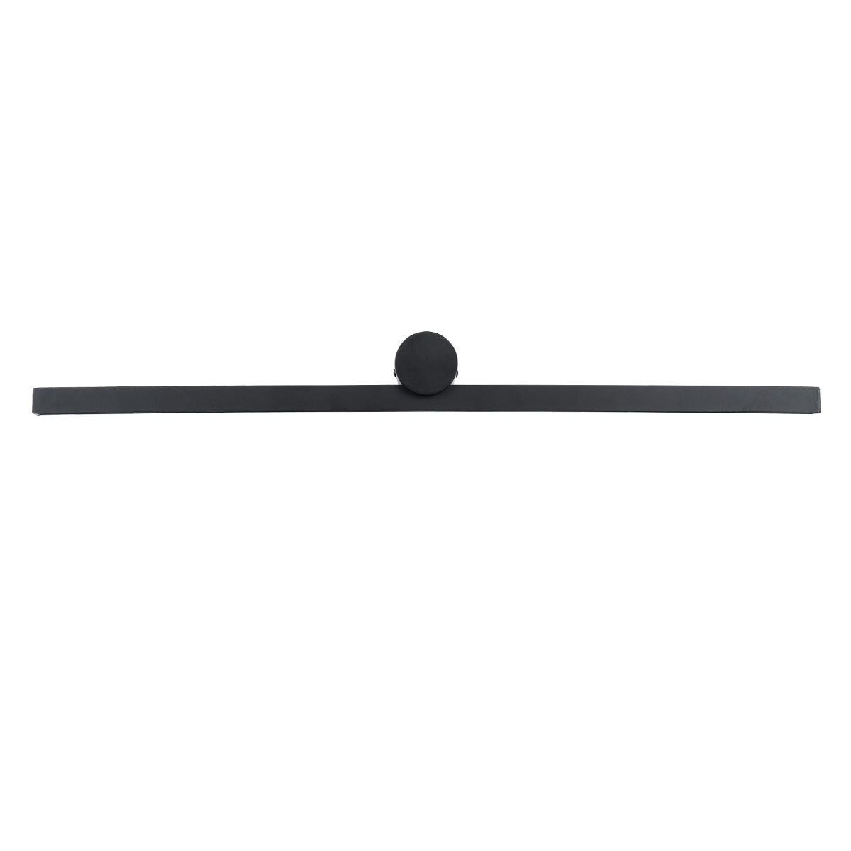 GloboStar® ROSA 60450 Μοντέρνο Φωτιστικό Τοίχου - Απλίκα Καθρέπτη Μπάνιου - Πίνακα LED 12W 1400lm 120° AC 220-240V IP44 Μ60 x Π15 x Υ7cm - Φυσικό Λευκό 4500K - Μαύρο - 3 Χρόνια Εγγύηση - ledmania.gr