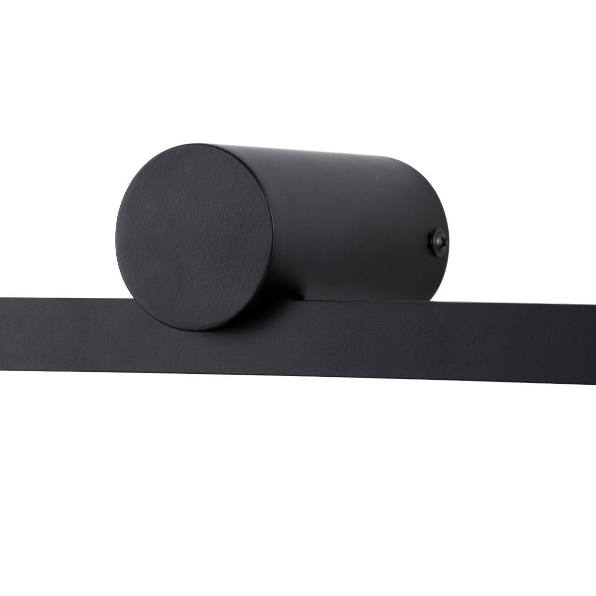 GloboStar® ROSA 60450 Μοντέρνο Φωτιστικό Τοίχου - Απλίκα Καθρέπτη Μπάνιου - Πίνακα LED 12W 1400lm 120° AC 220-240V IP44 Μ60 x Π15 x Υ7cm - Φυσικό Λευκό 4500K - Μαύρο - 3 Χρόνια Εγγύηση - ledmania.gr