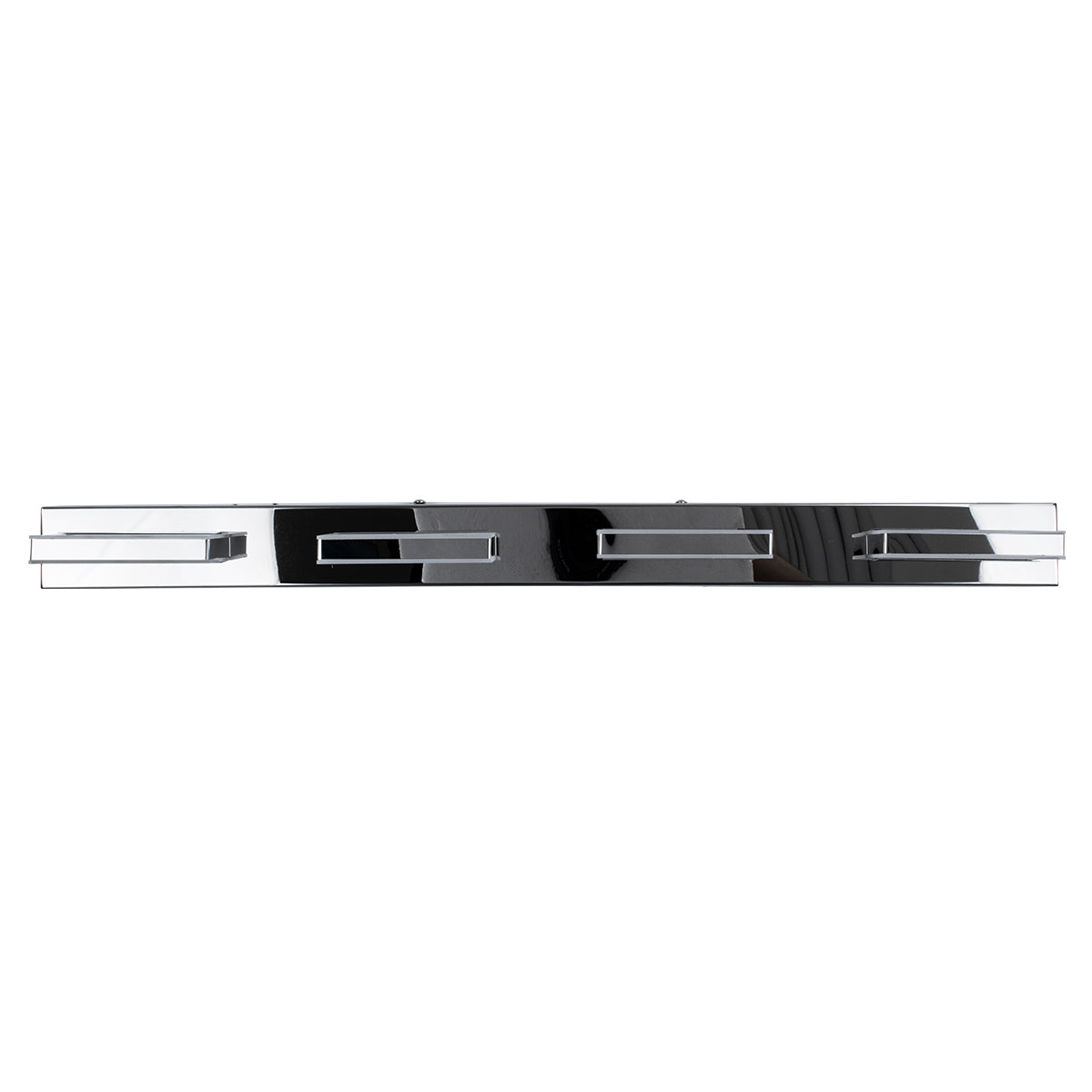 GLOBOSTAR® KARLA 60456 Μοντέρνο Φωτιστικό Τοίχου - Απλίκα Καθρέπτη Μπάνιου LED 14W 1600lm 180° AC 220-240V IP20 Φυσικό Λευκό 4500K - Lumileds SMD Chip & TÜV SÜD Driver - Νίκελ Χρώμιο - Μ60 x Π9 x Υ5cm - 3 Χρόνια Εγγύηση