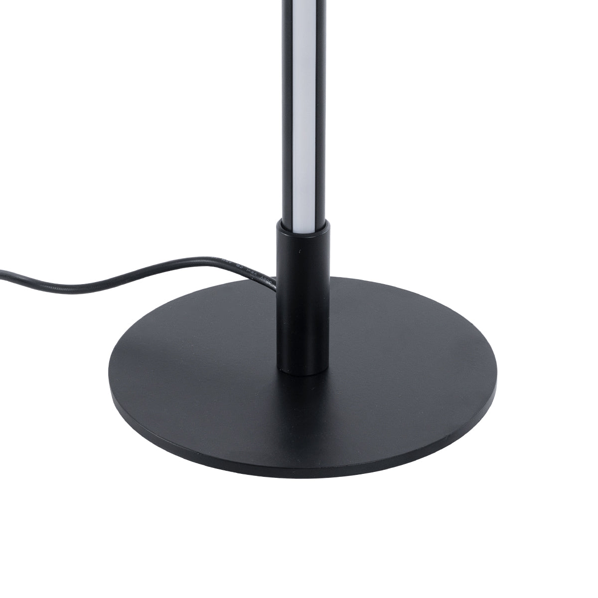 GloboStar® DALUMA 60467 Επιτραπέζιο Φωτιστικό LED CCT 8W 880lm 200° AC 220-240V - Εναλλαγή Φωτισμού μέσω On/Off All In One Ψυχρό 6000k+Φυσικό 4500k+Θερμό 2700k Μ15 x Π15 x Υ46cm - Mαύρο - 3 Χρόνια Εγγύηση - ledmania.gr