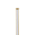 GloboStar® DALUMA 60469 Επιτραπέζιο Φωτιστικό LED CCT 8W 880lm 200° AC 220-240V - Εναλλαγή Φωτισμού μέσω On/Off All In One Ψυχρό 6000k+Φυσικό 4500k+Θερμό 2700k Μ15 x Π15 x Υ46cm - Χρυσό - 3 Χρόνια Εγγύηση - ledmania.gr