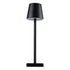 GloboStar® NEGA 60473 Μοντέρνο Επιτραπέζιο Φωτιστικό Πορτατίφ LED 2.2W 154lm 360° DC 5V Επαναφορτιζόμενο με Μπαταρία Li-ion 4000mAh - Διακόπτη Αφής - Θερμό Λευκό 2700K - Dimmable - D10 x H39cm - Μαύρο - 2 Years Warranty