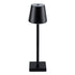 GloboStar® NEGA 60473 Μοντέρνο Επιτραπέζιο Φωτιστικό Πορτατίφ LED 2.2W 154lm 360° DC 5V Επαναφορτιζόμενο με Μπαταρία Li-ion 4000mAh - Διακόπτη Αφής - Θερμό Λευκό 2700K - Dimmable - D10 x H39cm - Μαύρο - 2 Years Warranty