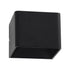 GloboStar® CIRCOA 60535 Φωτιστικό Τοίχου - Απλίκα Αρχιτεκτονικού Φωτισμού Εσωτερικού/Εξωτερικού Χώρου Up & Down LED 10W 1056lm 60° AC 220-240V IP44 Μ10 x Π8 x Υ10cm - Θερμό Λευκό 2700K - Μαύρο - Bridgelux Chip - 3 Years Warranty - ledmania.gr