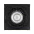 GloboStar® AKIRA 60621 Επιφανειακό Κινούμενο Τετράγωνο Φωτιστικό Σποτ Αλουμινίου με Ντουί GU10 AC 220-240V IP44 Μ8 x Π8 x Υ10cm - Μαύρο - 5 Years Warranty - ledmania.gr