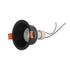 kelvo® DELTA 60629 Χωνευτό Κινούμενο Φωτιστικό Downlight Σποτ με Ντουί 1 x GU10 AC 220-240V IP20 - Μαύρο Ματ - Μ8.5 x Π8.5 x Υ3.5cm / Q7.5cm