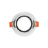 kelvo® DELTA 60630 Χωνευτό Κινούμενο Φωτιστικό Downlight Σποτ με Ντουί 1 x GU10 AC 220-240V IP20 - Λευκό Ματ - Μ8.5 x Π8.5 x Υ3.5cm / Q7.5cm