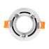 GloboStar® OMICRON 60632 Χωνευτό Στρόγγυλο Σποτ Οροφής για Λάμπα MR16/GU10 - IP20 - Χυτό Αλουμίνιο - Φ8.5 x Υ3cm - Λευκό - 5 Years Warranty - ledmania.gr