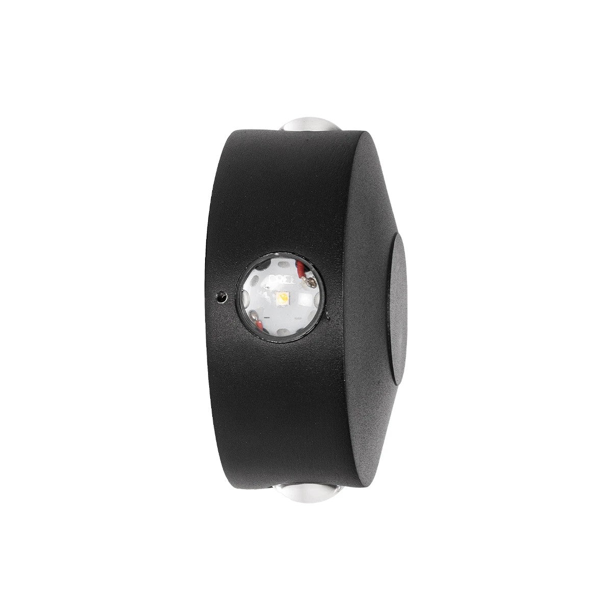 kelvo® ARKOS KLV-101-0107 Μοντέρνο Φωτιστικό Τοίχου - Απλίκα LED 8W 840lm 15° AC 220-240V Αδιάβροχο IP65 Θερμό Λευκό 2700K - Lumileds COB Chip & TÜV SÜD Driver - Μαύρο Ματ - Μ13 x Π5.5 x Υ13cm - 5 Χρόνια Εγγύηση