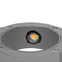 kelvo® AURA KLV-101-0114 Μοντέρνο Φωτιστικό Τοίχου - Απλίκα LED 7W 875lm 45° AC 220-240V Αδιάβροχο IP65 Θερμό Λευκό 2700K - Bridgelux COB Chip & TÜV SÜD Driver - Γκρι Ανθρακί Ματ - Μ15 x Π13 x Υ4.5cm - 5 Χρόνια Εγγύηση