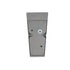 kelvo® FLUX KLV-101-0120 Μοντέρνο Φωτιστικό Τοίχου - Απλίκα LED 6W 750lm 30° AC 220-240V Αδιάβροχο IP65 Θερμό Λευκό 2700K - Bridgelux COB Chip & TÜV SÜD Driver - Γκρι Ανθρακί Ματ - Μ5 x Π8.5 x Υ17cm - 5 Χρόνια Εγγύηση