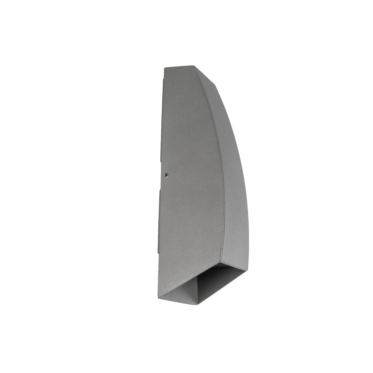 kelvo® FLUX KLV-101-0120 Μοντέρνο Φωτιστικό Τοίχου - Απλίκα LED 6W 750lm 30° AC 220-240V Αδιάβροχο IP65 Θερμό Λευκό 2700K - Bridgelux COB Chip & TÜV SÜD Driver - Γκρι Ανθρακί Ματ - Μ5 x Π8.5 x Υ17cm - 5 Χρόνια Εγγύηση