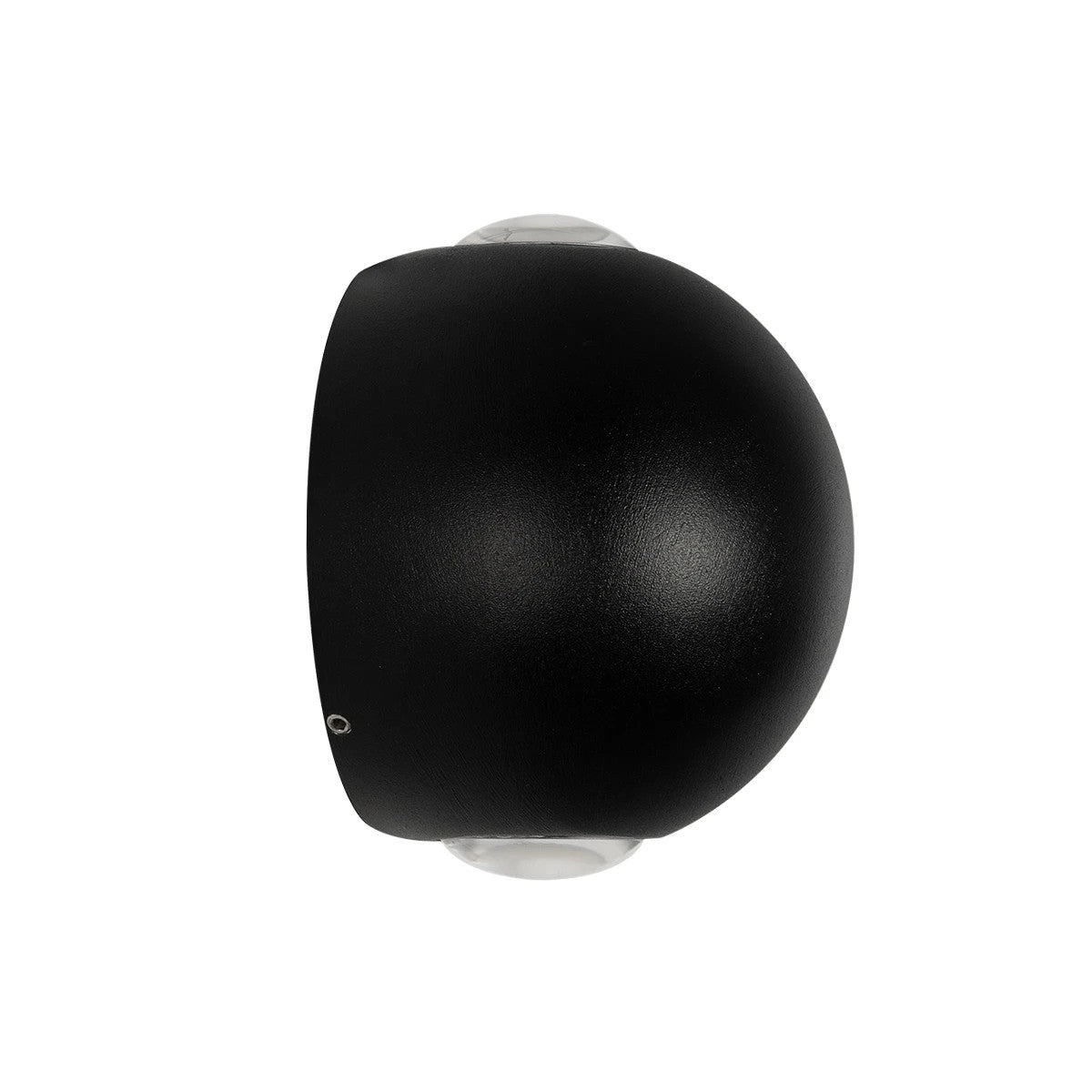 GLOBOSTAR® VEGA 60672 Μοντέρνο Φωτιστικό Τοίχου - Απλίκα LED 6W 750lm 30° AC 220-240V Αδιάβροχο IP65 Θερμό Λευκό 2700K - Bridgelux COB Chip & TÜV SÜD Driver - Μαύρο Ματ - Μ10 x Π7.5 x Υ10cm - 5 Χρόνια Εγγύηση - ledmania.gr