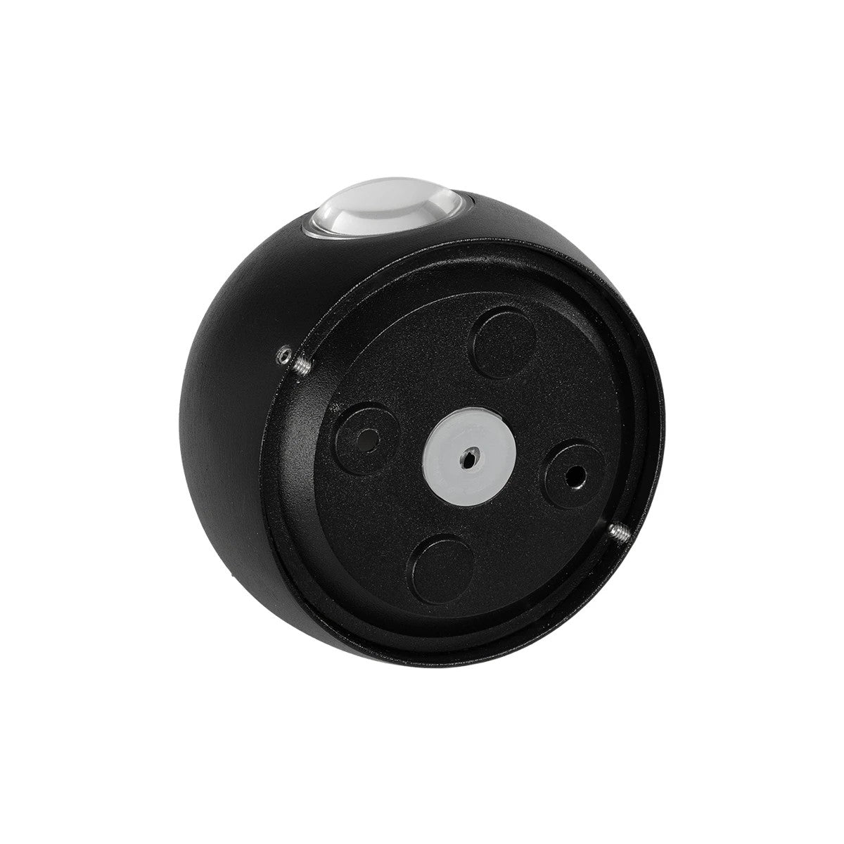 GLOBOSTAR® VEGA 60672 Μοντέρνο Φωτιστικό Τοίχου - Απλίκα LED 6W 750lm 30° AC 220-240V Αδιάβροχο IP65 Θερμό Λευκό 2700K - Bridgelux COB Chip & TÜV SÜD Driver - Μαύρο Ματ - Μ10 x Π7.5 x Υ10cm - 5 Χρόνια Εγγύηση - ledmania.gr