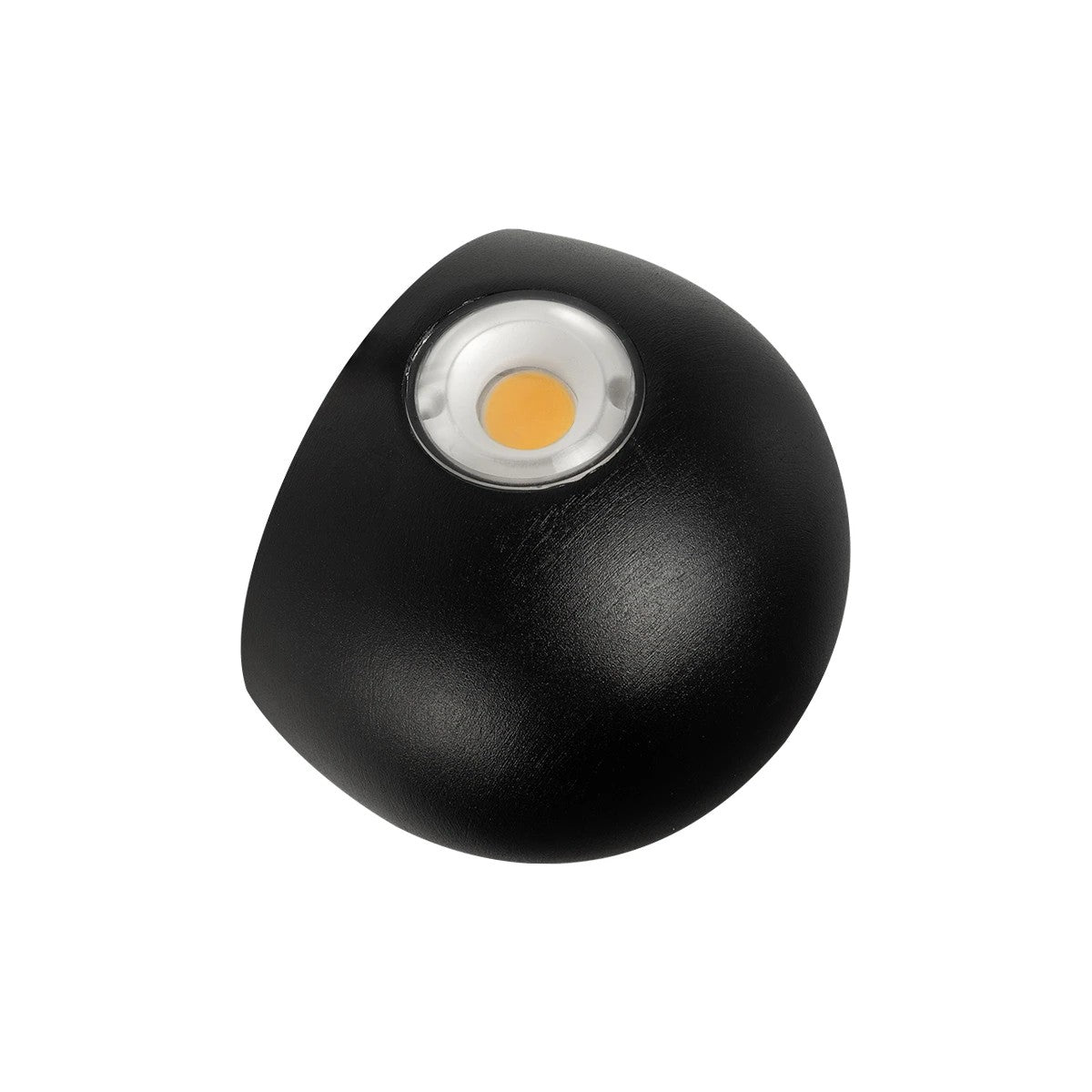 GLOBOSTAR® VEGA 60672 Μοντέρνο Φωτιστικό Τοίχου - Απλίκα LED 6W 750lm 30° AC 220-240V Αδιάβροχο IP65 Θερμό Λευκό 2700K - Bridgelux COB Chip & TÜV SÜD Driver - Μαύρο Ματ - Μ10 x Π7.5 x Υ10cm - 5 Χρόνια Εγγύηση - ledmania.gr