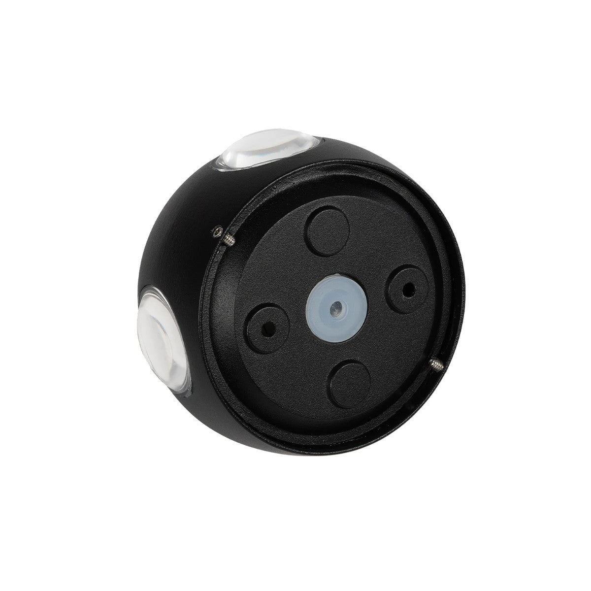 GLOBOSTAR® VEGA 60673 Μοντέρνο Φωτιστικό Τοίχου - Απλίκα LED 12W 1500lm 30° AC 220-240V Αδιάβροχο IP65 Θερμό Λευκό 2700K - Bridgelux COB Chip & TÜV SÜD Driver - Μαύρο Ματ - Μ10 x Π7.5 x Υ10cm - 5 Χρόνια Εγγύηση - ledmania.gr