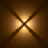 GLOBOSTAR® VEGA 60673 Μοντέρνο Φωτιστικό Τοίχου - Απλίκα LED 12W 1500lm 30° AC 220-240V Αδιάβροχο IP65 Θερμό Λευκό 2700K - Bridgelux COB Chip & TÜV SÜD Driver - Μαύρο Ματ - Μ10 x Π7.5 x Υ10cm - 5 Χρόνια Εγγύηση - ledmania.gr