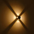 GLOBOSTAR® VEGA 60673 Μοντέρνο Φωτιστικό Τοίχου - Απλίκα LED 12W 1500lm 30° AC 220-240V Αδιάβροχο IP65 Θερμό Λευκό 2700K - Bridgelux COB Chip & TÜV SÜD Driver - Μαύρο Ματ - Μ10 x Π7.5 x Υ10cm - 5 Χρόνια Εγγύηση - ledmania.gr