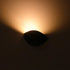 GLOBOSTAR® SELENE 60674 Μοντέρνο Φωτιστικό Τοίχου - Απλίκα LED 5W 625lm 90° AC 220-240V Αδιάβροχο IP65 Θερμό Λευκό 2700K - Bridgelux COB Chip & TÜV SÜD Driver - Μαύρο Ματ - Μ20 x Π9 x Υ12cm - 5 Χρόνια Εγγύηση - ledmania.gr