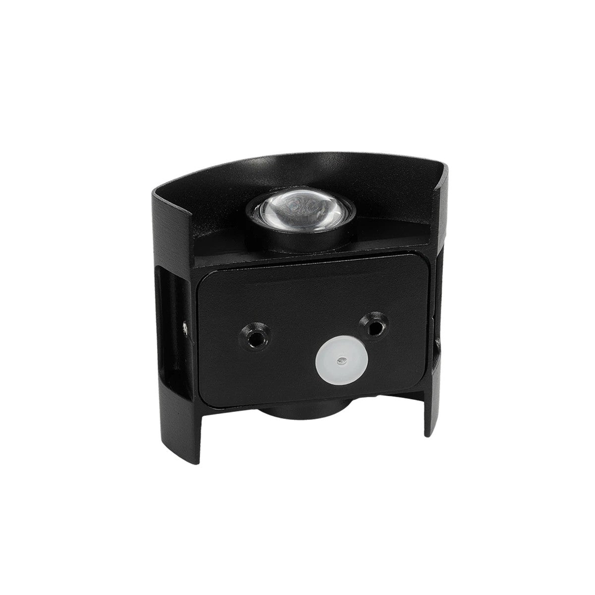 GLOBOSTAR® SIXOAD 60676 Μοντέρνο Φωτιστικό Τοίχου - Απλίκα LED 4W 500lm 30° AC 220-240V Αδιάβροχο IP65 Θερμό Λευκό 2700K - CREE XPE Chip & TÜV SÜD Driver - Μαύρο Ματ - Μ8.5 x Π3.5 x Υ8cm - 5 Χρόνια Εγγύηση - ledmania.gr