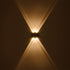 GLOBOSTAR® SIXOAD 60677 Μοντέρνο Φωτιστικό Τοίχου - Απλίκα LED 8W 1000lm 30° AC 220-240V Αδιάβροχο IP65 Θερμό Λευκό 2700K - CREE XPE Chip & TÜV SÜD Driver - Μαύρο Ματ - Μ12 x Π4 x Υ8cm - 5 Χρόνια Εγγύηση - ledmania.gr