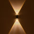 GLOBOSTAR® ARC 60679 Μοντέρνο Φωτιστικό Τοίχου - Απλίκα LED 4W 500lm 30° AC 220-240V Αδιάβροχο IP65 Θερμό Λευκό 2700K - CREE XPE Chip & TÜV SÜD Driver - Μαύρο Ματ - Μ3.5 x Π4.8 x Υ11.5cm - 5 Χρόνια Εγγύηση