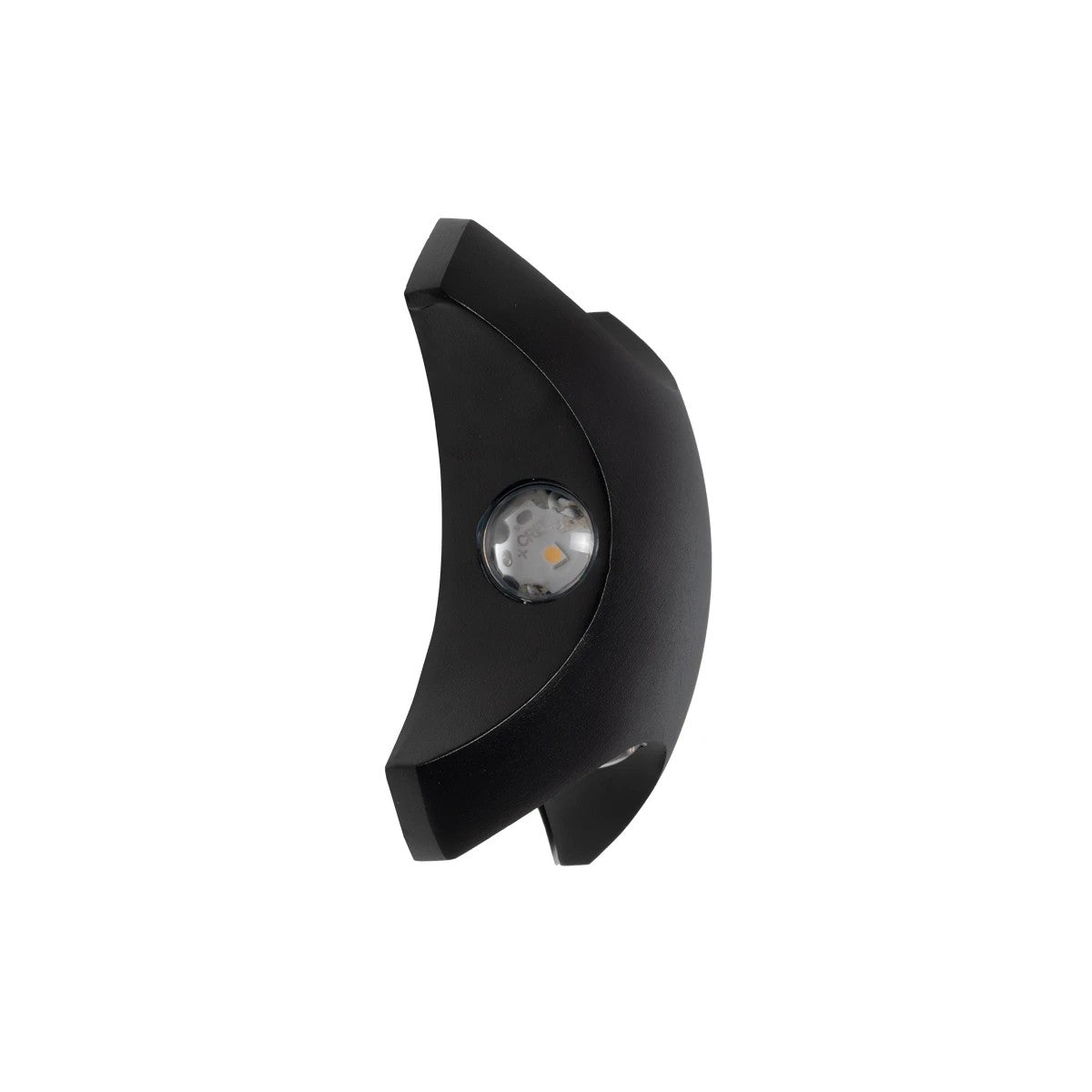 GLOBOSTAR® SPARK 60683 Μοντέρνο Φωτιστικό Τοίχου - Απλίκα LED 8W 1000lm 30° AC 220-240V Αδιάβροχο IP65 Θερμό Λευκό 2700K - CREE XPE Chip & TÜV SÜD Driver - Μαύρο Ματ - Μ14.5 x Π5 x Υ14.5cm - 5 Χρόνια Εγγύηση