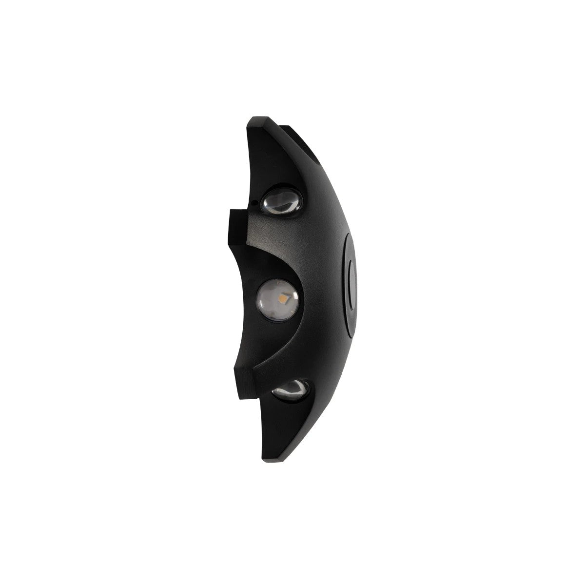 GLOBOSTAR® SPARK 60684 Μοντέρνο Φωτιστικό Τοίχου - Απλίκα LED 16W 2000lm 30° AC 220-240V Αδιάβροχο IP65 Θερμό Λευκό 2700K - CREE XPE Chip & TÜV SÜD Driver - Μαύρο Ματ - Μ25 x Π6 x Υ25cm - 5 Χρόνια Εγγύηση