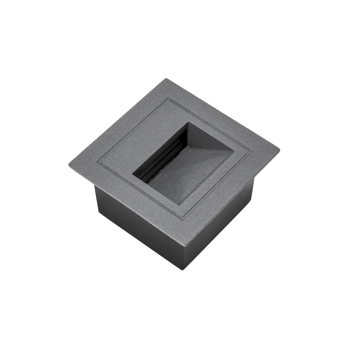 kelvo® STEPART KLV-101-0078 Μοντέρνο Χωνευτό Φωτιστικό Σκαλοπατιού - Διαδρόμου LED 3W 375lm 45° AC 220-240V Αδιάβροχο IP65 Θερμό Λευκό 2700K - Lumileds SMD Chip & TÜV SÜD Driver - Γκρι Ανθρακί Ματ - Μ8.5 x Π5 x Υ8.5cm / Q6.72 x 6.72cm - 5 Χρόνια Εγγύηση - ledmania.gr