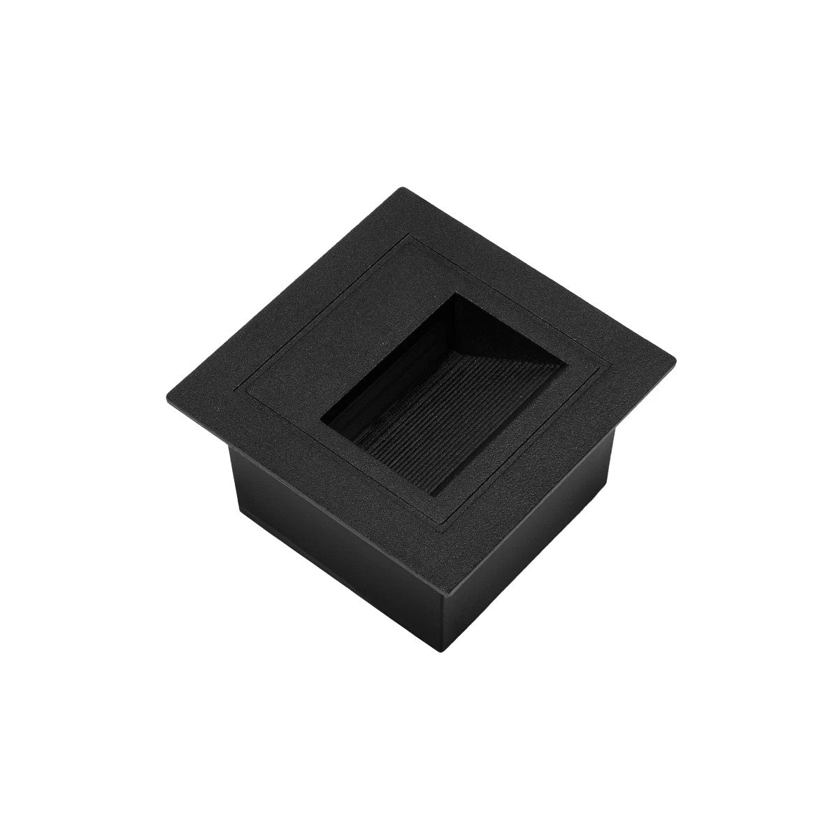 kelvo® STEPART KLV-101-0077 Μοντέρνο Χωνευτό Φωτιστικό Σκαλοπατιού - Διαδρόμου LED 3W 375lm 45° AC 220-240V Αδιάβροχο IP65 Θερμό Λευκό 2700K - Lumileds SMD Chip & TÜV SÜD Driver - Μαύρο Ματ - Μ8.5 x Π5 x Υ8.5cm / Q6.72 x 6.72cm - 5 Χρόνια Εγγύηση - ledmania.gr