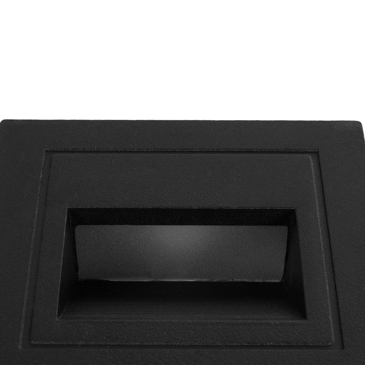 kelvo® STEPART KLV-101-0077 Μοντέρνο Χωνευτό Φωτιστικό Σκαλοπατιού - Διαδρόμου LED 3W 375lm 45° AC 220-240V Αδιάβροχο IP65 Θερμό Λευκό 2700K - Lumileds SMD Chip & TÜV SÜD Driver - Μαύρο Ματ - Μ8.5 x Π5 x Υ8.5cm / Q6.72 x 6.72cm - 5 Χρόνια Εγγύηση - ledmania.gr