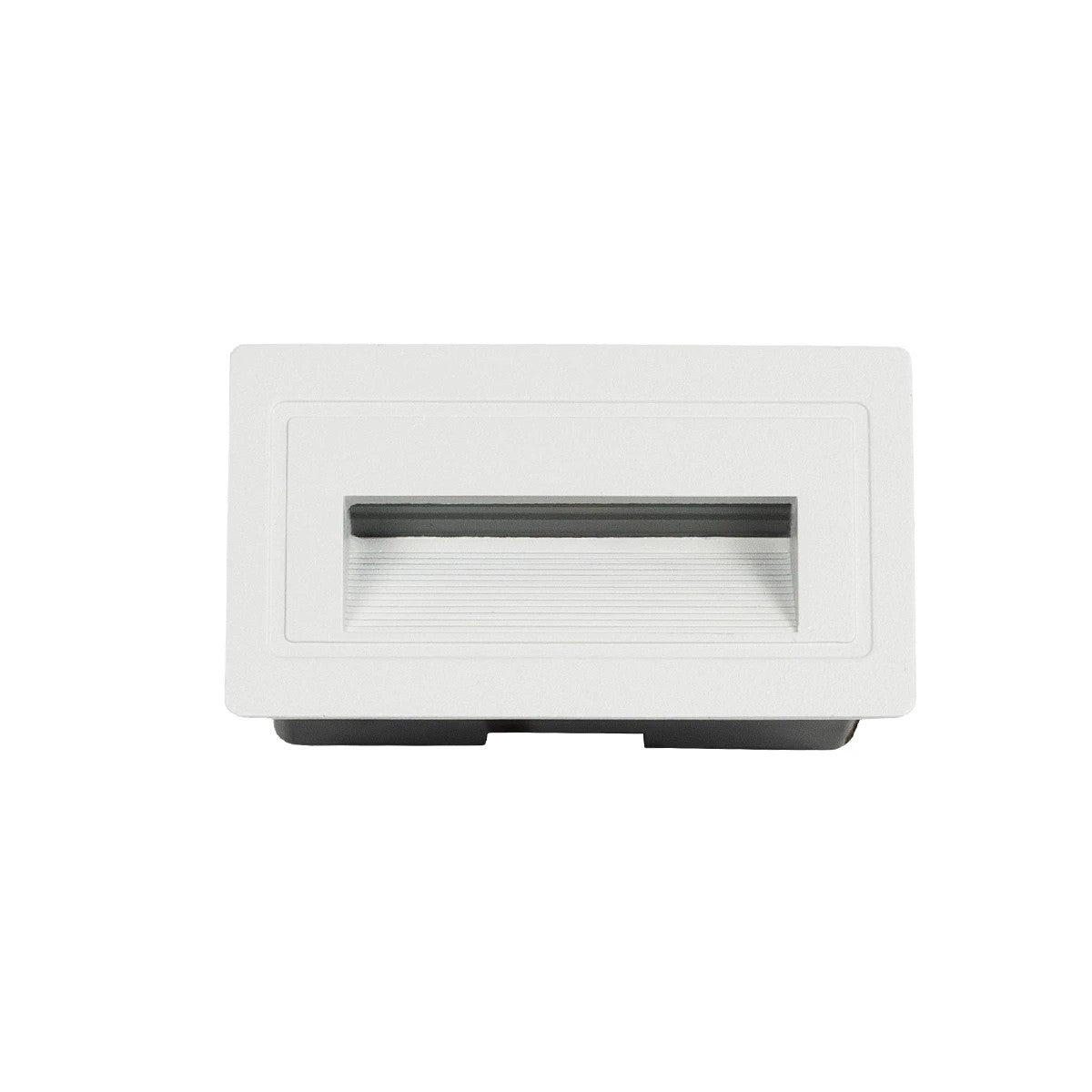 kelvo® STEPART KLV-101-0082 Μοντέρνο Χωνευτό Φωτιστικό Σκαλοπατιού - Διαδρόμου LED 3W 375lm 45° AC 220-240V Αδιάβροχο IP65 Θερμό Λευκό 2700K - Lumileds SMD Chip & TÜV SÜD Driver - Λευκό Ματ - Μ10.5 x Π4.5 x Υ6cm / Q9.12 x 4.49cm - 5 Χρόνια Εγγύηση - ledmania.gr