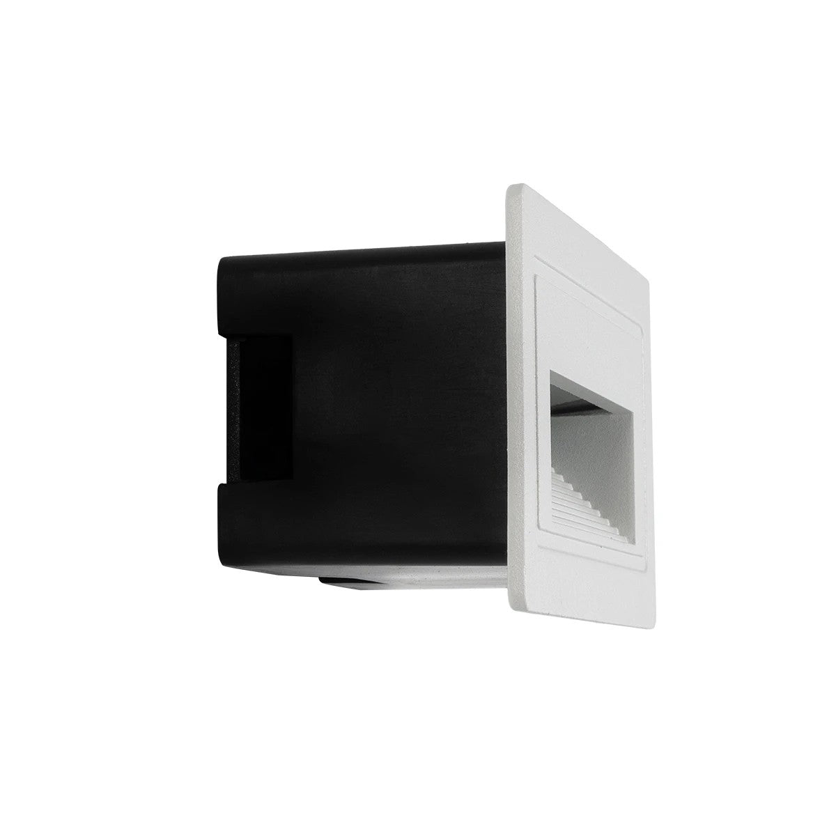 kelvo® STEPART KLV-101-0082 Μοντέρνο Χωνευτό Φωτιστικό Σκαλοπατιού - Διαδρόμου LED 3W 375lm 45° AC 220-240V Αδιάβροχο IP65 Θερμό Λευκό 2700K - Lumileds SMD Chip & TÜV SÜD Driver - Λευκό Ματ - Μ10.5 x Π4.5 x Υ6cm / Q9.12 x 4.49cm - 5 Χρόνια Εγγύηση - ledmania.gr