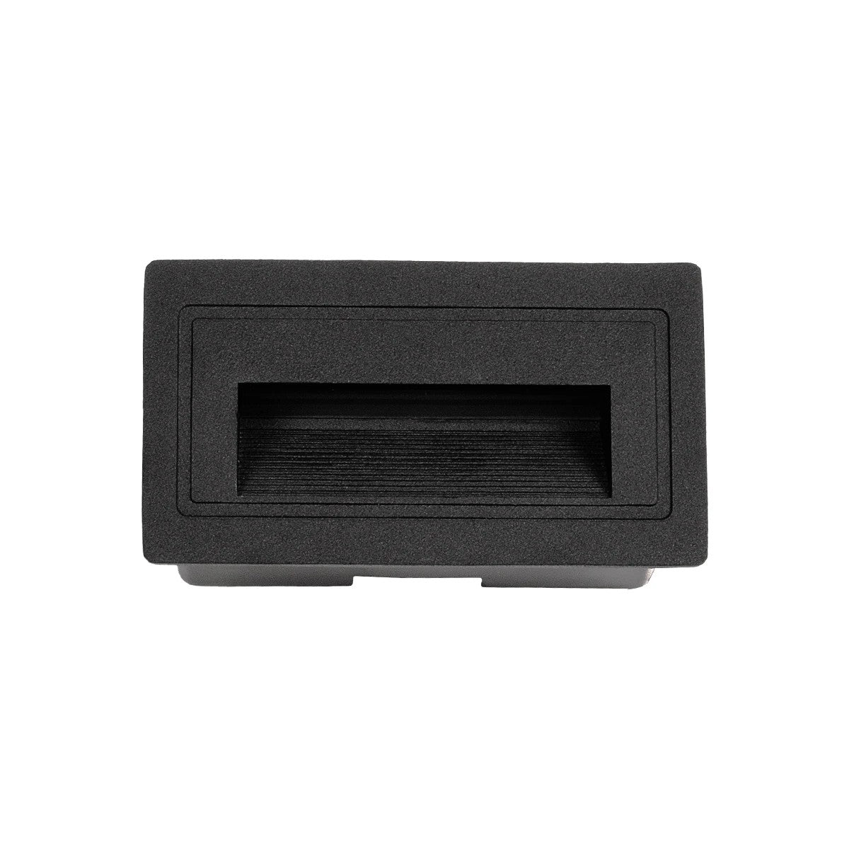 kelvo® STEPART KLV-101-0080 Μοντέρνο Χωνευτό Φωτιστικό Σκαλοπατιού - Διαδρόμου LED 3W 375lm 45° AC 220-240V Αδιάβροχο IP65 Θερμό Λευκό 2700K - Lumileds SMD Chip & TÜV SÜD Driver - Μαύρο Ματ - Μ10.5 x Π4.5 x Υ6cm / Q9.12 x 4.49cm - 5 Χρόνια Εγγύηση - ledmania.gr