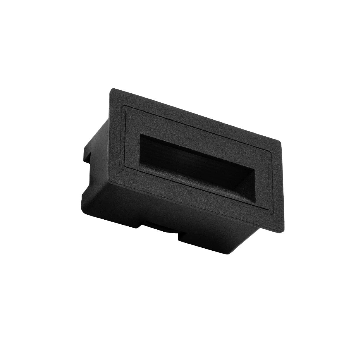 kelvo® STEPART KLV-101-0080 Μοντέρνο Χωνευτό Φωτιστικό Σκαλοπατιού - Διαδρόμου LED 3W 375lm 45° AC 220-240V Αδιάβροχο IP65 Θερμό Λευκό 2700K - Lumileds SMD Chip & TÜV SÜD Driver - Μαύρο Ματ - Μ10.5 x Π4.5 x Υ6cm / Q9.12 x 4.49cm - 5 Χρόνια Εγγύηση - ledmania.gr