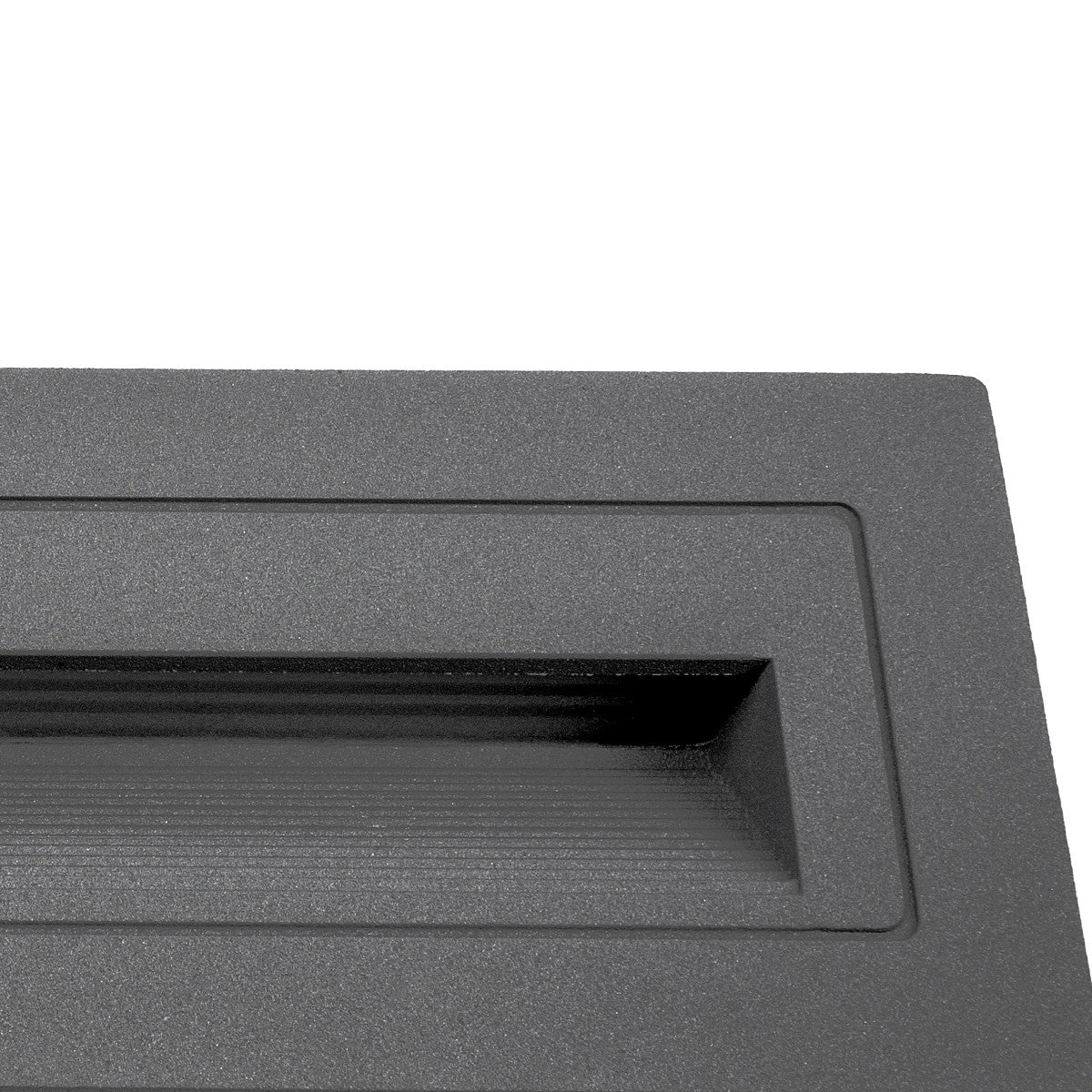 kelvo® STEPART KLV-101-0087 Μοντέρνο Χωνευτό Φωτιστικό Σκαλοπατιού - Διαδρόμου LED 6W 750lm 45° AC 220-240V Αδιάβροχο IP65 Θερμό Λευκό 2700K - Lumileds SMD Chip & TÜV SÜD Driver - Γκρι Ανθρακί Ματ - Μ21 x Π5.5 x Υ6.5cm  / Q20.3 x 5.6cm - 5 Χρόνια Εγγύηση - ledmania.gr