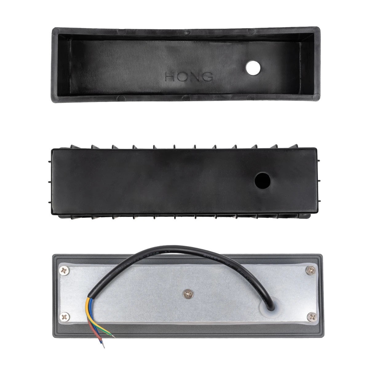 kelvo® STEPART KLV-101-0087 Μοντέρνο Χωνευτό Φωτιστικό Σκαλοπατιού - Διαδρόμου LED 6W 750lm 45° AC 220-240V Αδιάβροχο IP65 Θερμό Λευκό 2700K - Lumileds SMD Chip & TÜV SÜD Driver - Γκρι Ανθρακί Ματ - Μ21 x Π5.5 x Υ6.5cm  / Q20.3 x 5.6cm - 5 Χρόνια Εγγύηση - ledmania.gr