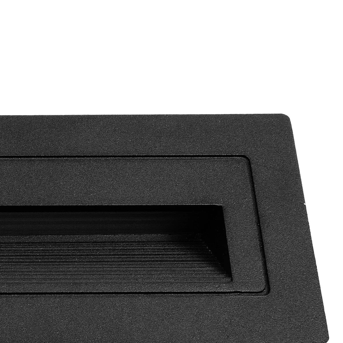 kelvo® STEPART KLV-101-0086 Μοντέρνο Χωνευτό Φωτιστικό Σκαλοπατιού - Διαδρόμου LED 6W 750lm 45° AC 220-240V Αδιάβροχο IP65 Θερμό Λευκό 2700K - Lumileds SMD Chip & TÜV SÜD Driver - Μαύρο Ματ - Μ21 x Π5.5 x Υ6.5cm / Q20.3 x 5.6cm - 5 Χρόνια Εγγύηση - ledmania.gr