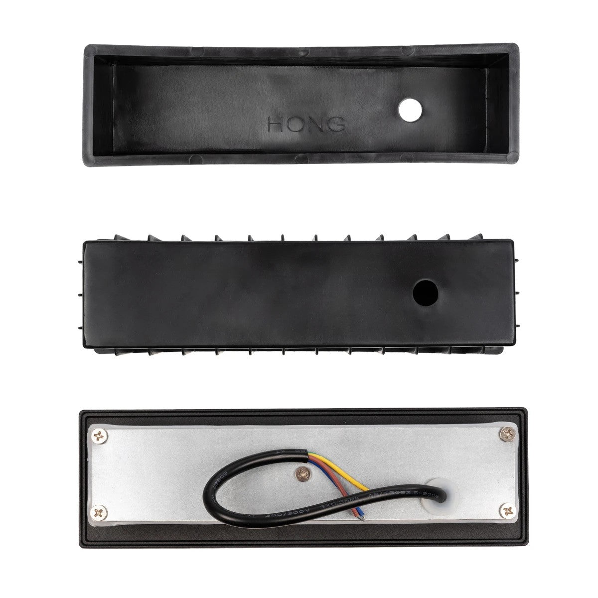 kelvo® STEPART KLV-101-0086 Μοντέρνο Χωνευτό Φωτιστικό Σκαλοπατιού - Διαδρόμου LED 6W 750lm 45° AC 220-240V Αδιάβροχο IP65 Θερμό Λευκό 2700K - Lumileds SMD Chip & TÜV SÜD Driver - Μαύρο Ματ - Μ21 x Π5.5 x Υ6.5cm / Q20.3 x 5.6cm - 5 Χρόνια Εγγύηση - ledmania.gr