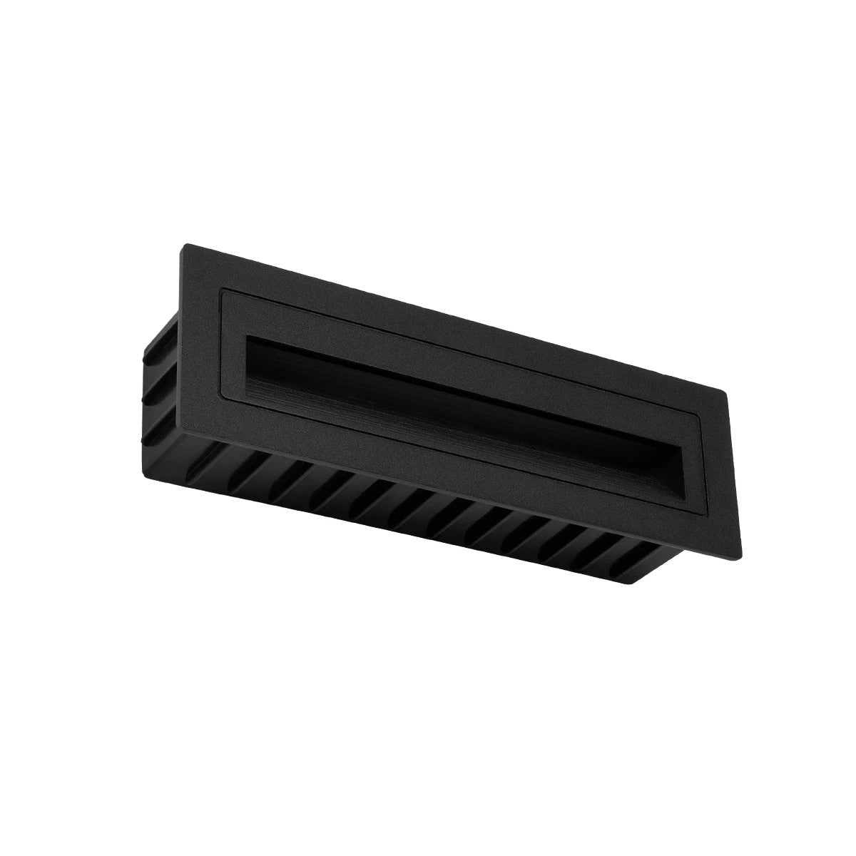 kelvo® STEPART KLV-101-0086 Μοντέρνο Χωνευτό Φωτιστικό Σκαλοπατιού - Διαδρόμου LED 6W 750lm 45° AC 220-240V Αδιάβροχο IP65 Θερμό Λευκό 2700K - Lumileds SMD Chip & TÜV SÜD Driver - Μαύρο Ματ - Μ21 x Π5.5 x Υ6.5cm / Q20.3 x 5.6cm - 5 Χρόνια Εγγύηση - ledmania.gr